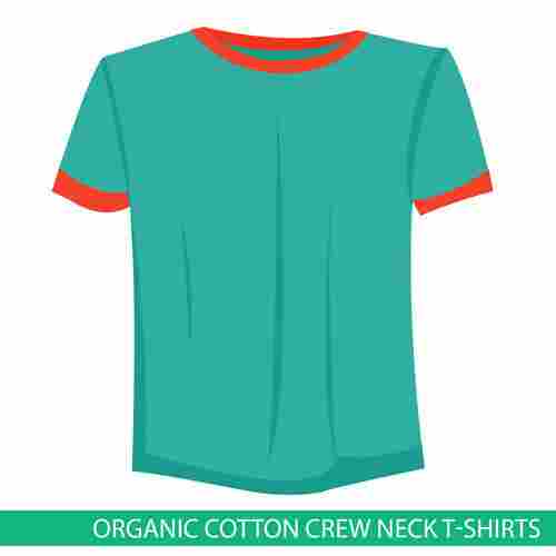 Organic Cotton Crew Neck T Shirts