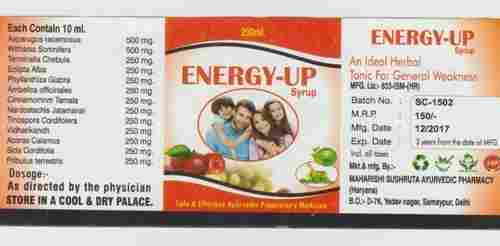 Energy Up Syrup