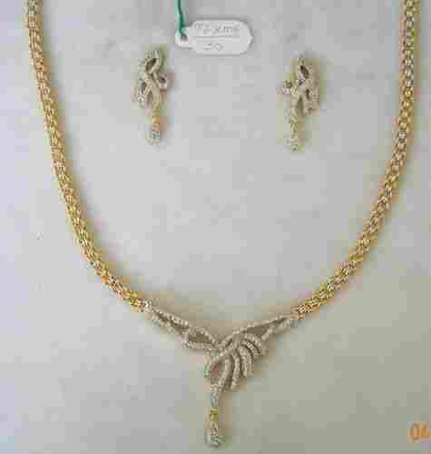 American Diamond Jewellery Chain Pendant