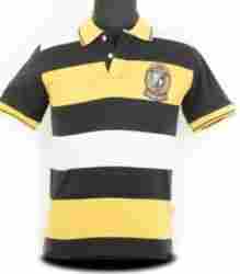 Black And Yellow Fashion Slim Fit Polo T-Shirt