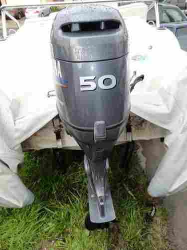 Used Yamaha 50hp 4-Stroke Outboard Motor Engine