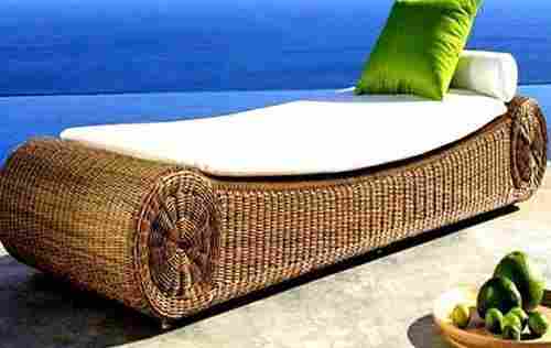 Cane and Bamboo Sofa Bed