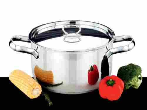 Charmant Stainless Steel Lid Cook Pot