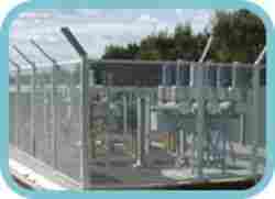 Switchyard Fencing With Gate And Post