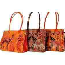 Leather Handicraft Ladies Bags