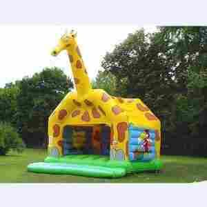 Animal Giraffe Inflatable Bounce Castle for Kids Inflatable House