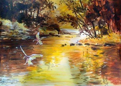 Landscape Painting Medium: Water Color at Best Price in Noida | Ansh  Ventures Pvt.Ltd.