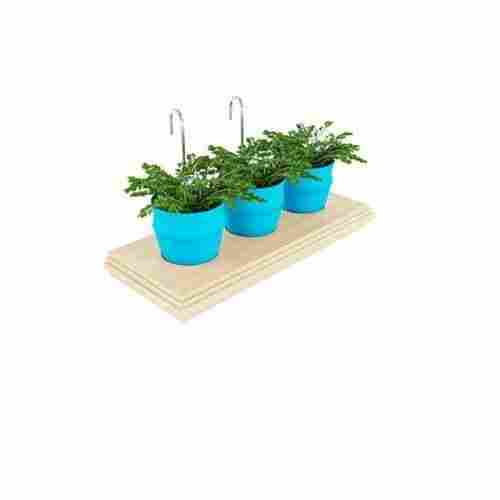 Smalshop Planter Pots With Hanging Wooden Tray