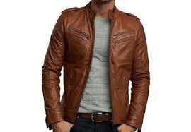 Leather Biker Jackets Size: Extra Small