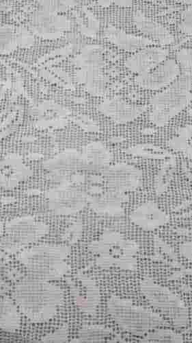 Crochet Lace Floral Print Fabric