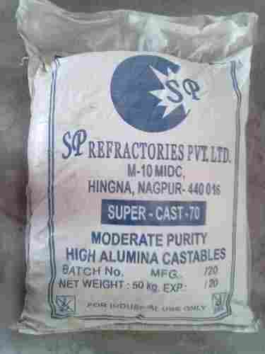 Refractory Moderate Purity High Alumina Castables