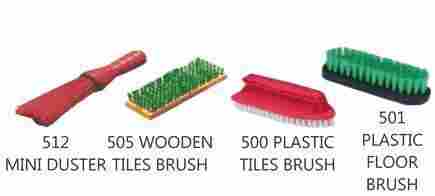 Cleaning Plunger Tiles Brushes