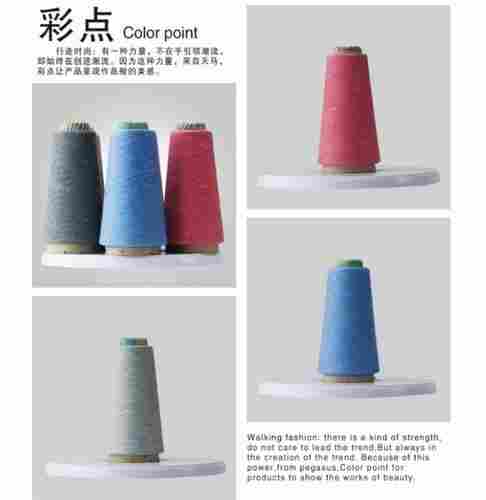 Cotton Polyester Viscose Mixed Color Point Yarn
