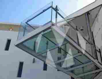 Fancy Residential Glass Balcony