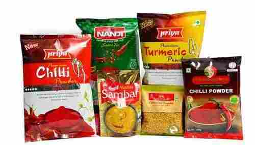 Plastic Spices Packaging Pouches