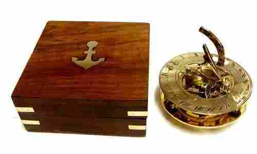 Sundial Compass With Box