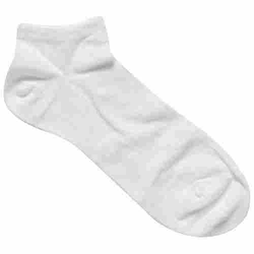 Plain White Ankle Cotton Socks