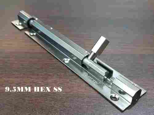 9.5mm Hex SS Finish Tower Bolt