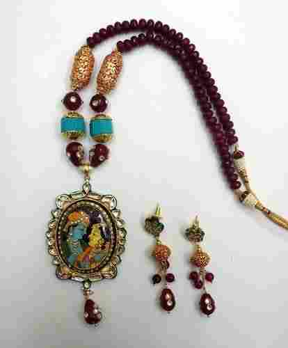 Traditional Fancy Tanjore Necklace