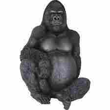 FRP Black Gorilla Statue