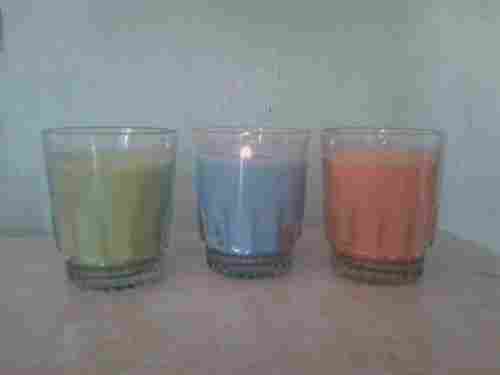 Color Glass Candle