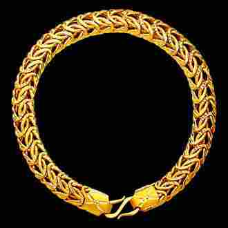 Men Designer Gold Bracelets
