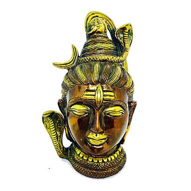 Brass Metal Shiva God Statue Height: 16  Centimeter (Cm)