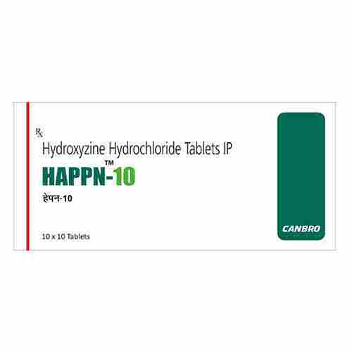 Hydroxyzine HCL 10 mg Tablet