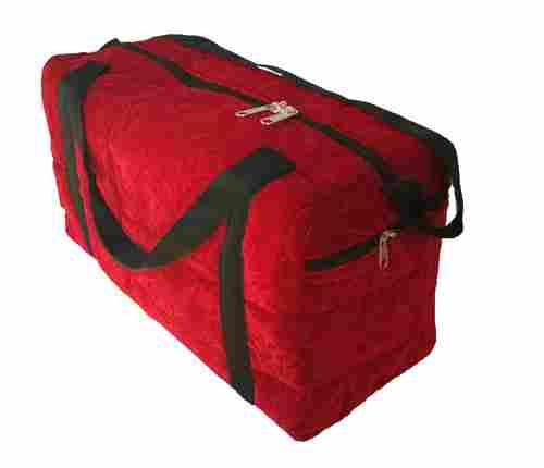 Artvelleys Red Printed Duffel Travel Bag