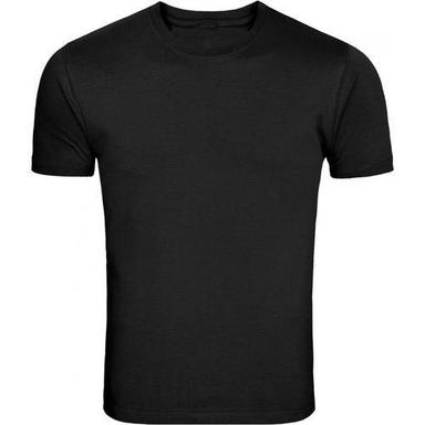 पुरुषों की रिब नेक टी-शर्ट