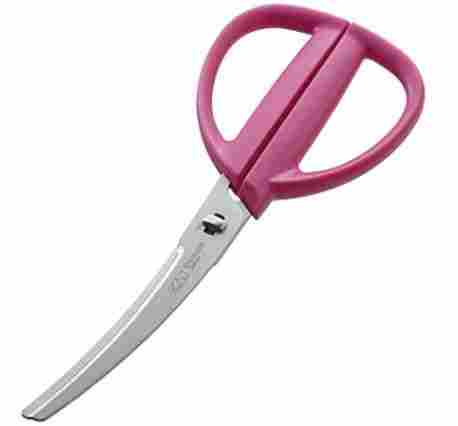Pink Curved Kitchen Scissor Kai India