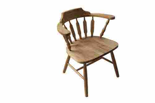 Elegant Look Wooden Chair with Mid Back Support