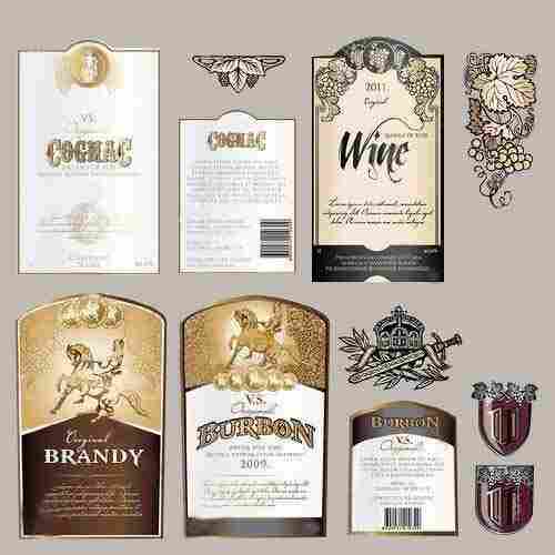 Attractive design Exclusive Wine Labels