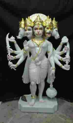 Punch Mukhi Hanuman Marble Statues