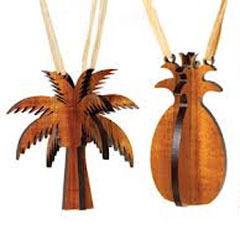 Decorative Palm Leaf Key Chains