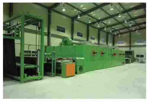 Industrial Artificial Turf Gumming And Drying Production Line