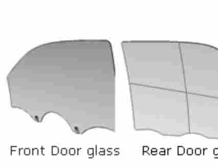 Automobile Front And Rear Door Glasses