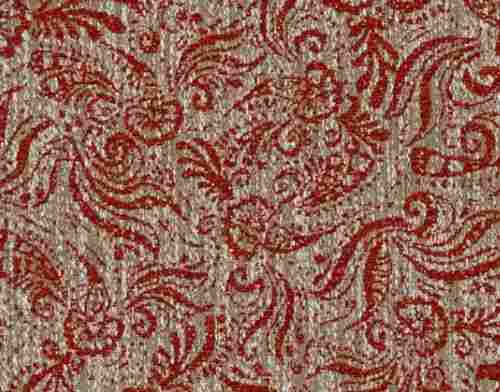 Embodied Red Jacquard Weaves