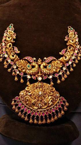 Heavy Work South Indian Design Necklace