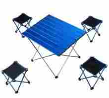 Lightweight Outdoor Camping Hiking Fishing Aluminum Portable Folding Picnic Table