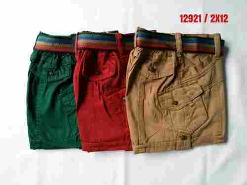 Kids Attractive Colored Half Pant