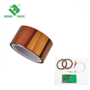 Amber High Temperature Polyimide Film Masking Silicone Adhesive Tape
