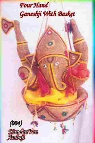 Four Hand Ganesh With Basket