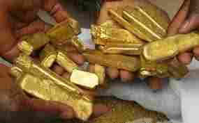 Yellow Gold Finest Bars and Dust