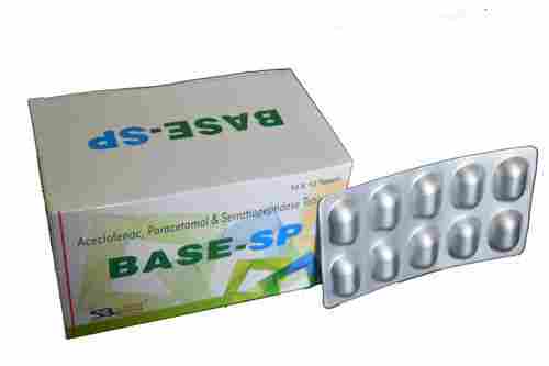 Aceclofenac Paracetamol and Serratiopeptidase Tablet