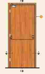 Wooden Fire Rated Door (Nwd 6050)