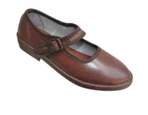 Ancle Brown School Shoes