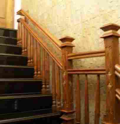 Modern Wooden Stair Railings