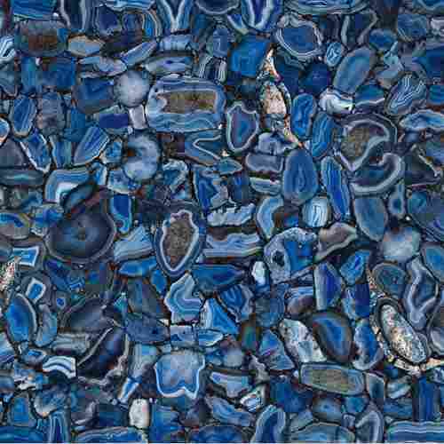 Super Fine Blue Agate Stone
