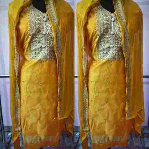 Chanderi Cotton Ladies Suit